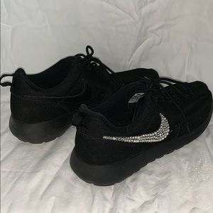 Black Nike Roche with Bling!
